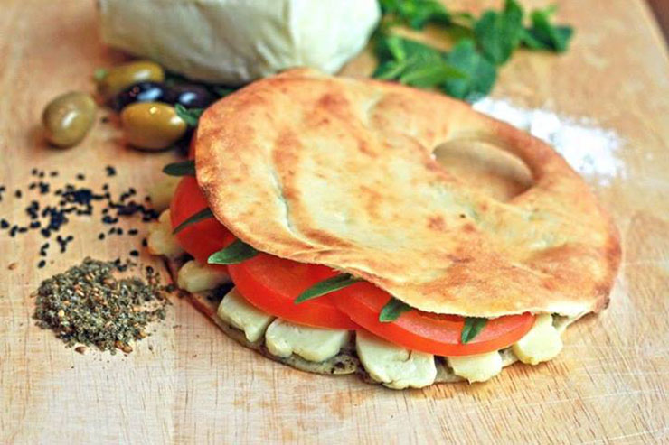 Zaatar and Cheese Sandwich (Thyme)